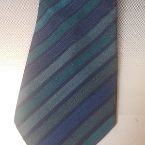 Ernst ties of San Francisco muted green blue 60s